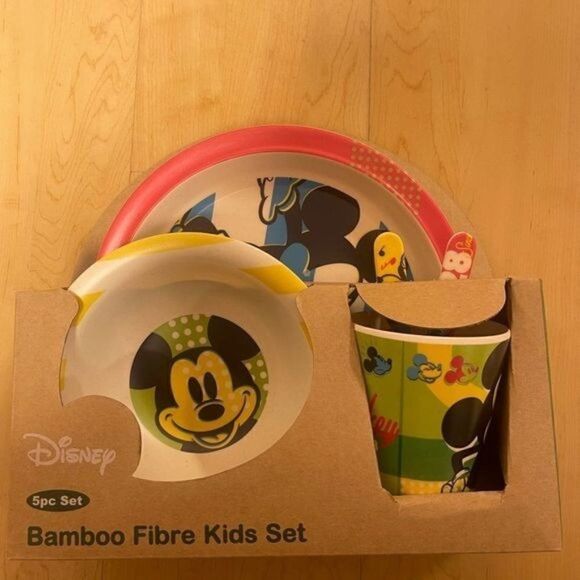 Disney Mickey Mouse Plate Set - Picture 1 of 6